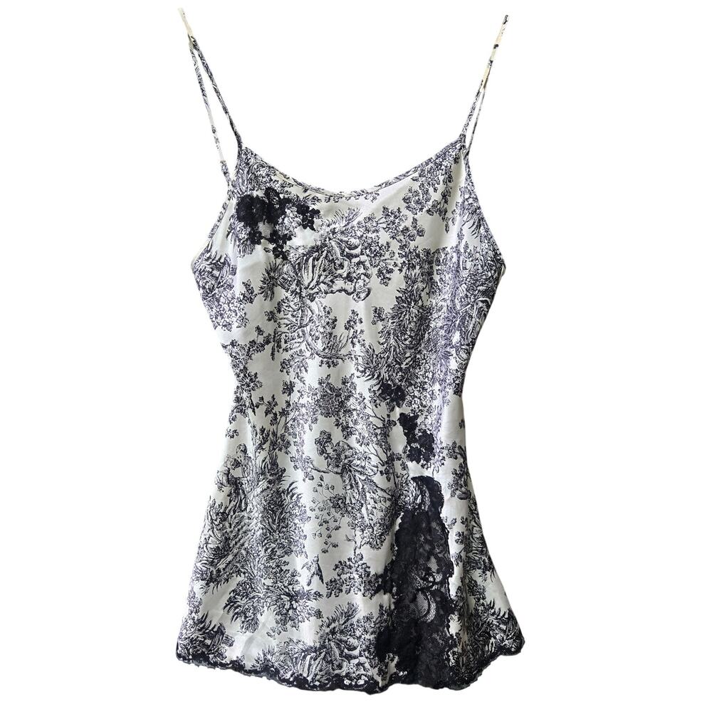 Victorias Secret Y2K Coquette Whimsigoth Going Out Bratz Satin Lace Slip Dress S
